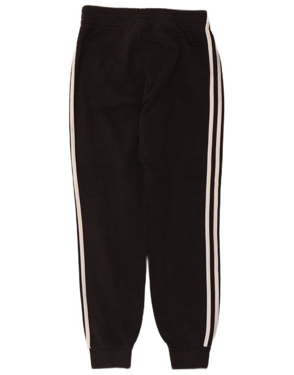 Adidas Womens Tracksuit Trousers Joggers UK 8/10 Small Black Cotton