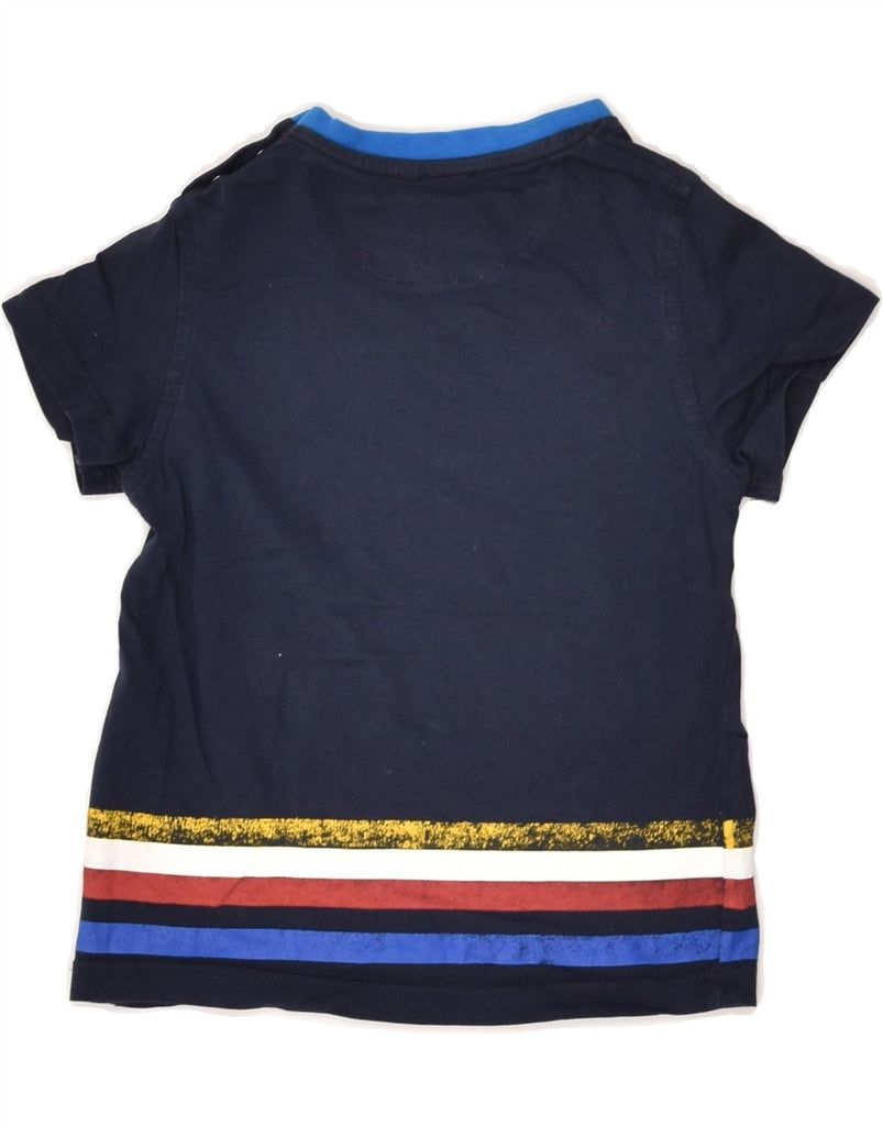 PEUTEREY Baby Boys T-Shirt Top 18-24 Months Navy Blue Striped Cotton | Vintage PEUTEREY | Thrift | Second-Hand PEUTEREY | Used Clothing | Messina Hembry 