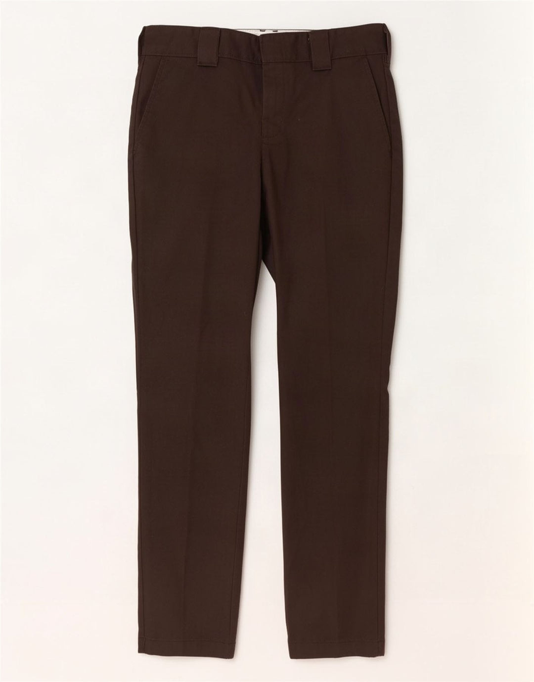 Dickies Mens Slim Fit Chino Trousers W30 L32 Brown Polyester