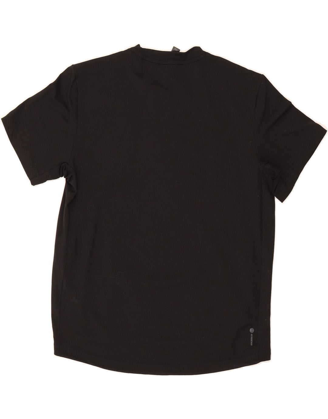 ADIDAS Womens Aeroready T-Shirt Top UK 12/14 Medium Black Polyester Vintage Adidas and Second-Hand Adidas from Messina Hembry 