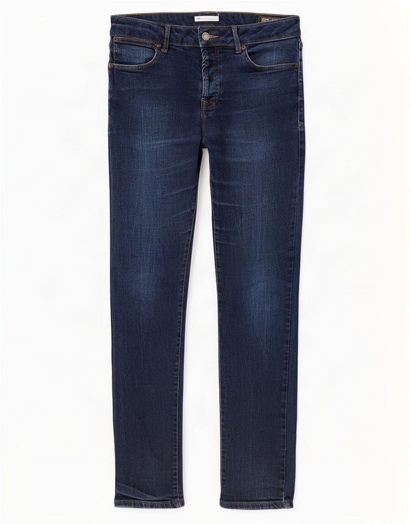 Topman Mens Slim Jeans W32 L32 Navy Blue Cotton