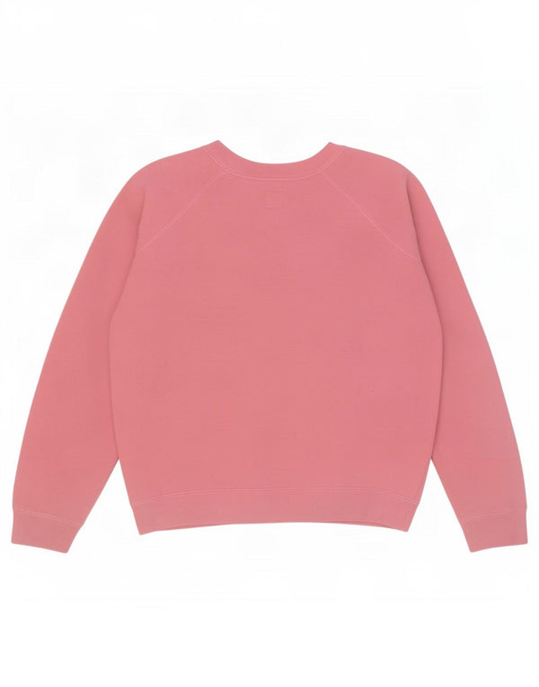 Jack Wills Womens Oversized Sweatshirt Jumper UK 8 Small Pink Cotton