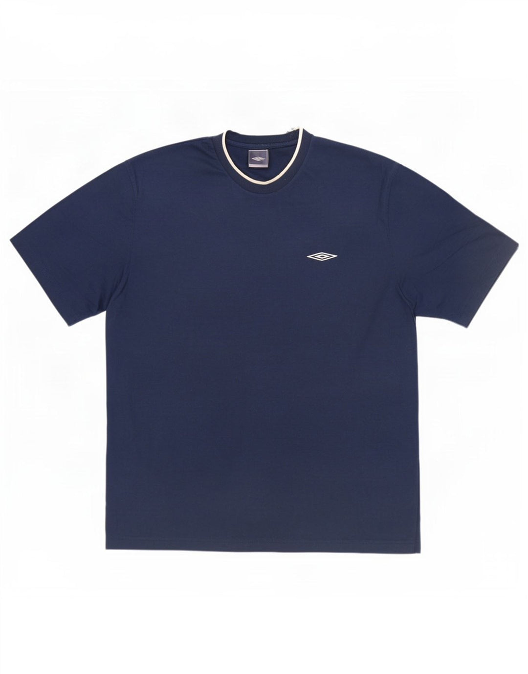 Umbro Mens T-Shirt Top 2XL Navy Blue Polyester
