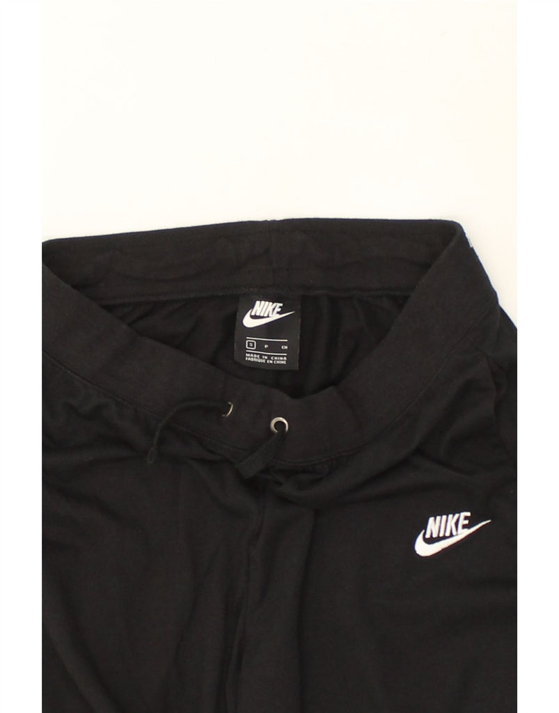 NIKE Mens Tracksuit Trousers Joggers Small Black Cotton | Vintage Nike | Thrift | Second-Hand Nike | Used Clothing | Messina Hembry 