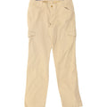 EDDIE BAUER Womens Slim Cargo Trousers UK 6 XS W25 L32 Beige Cotton | Vintage Eddie Bauer | Thrift | Second-Hand Eddie Bauer | Used Clothing | Messina Hembry 