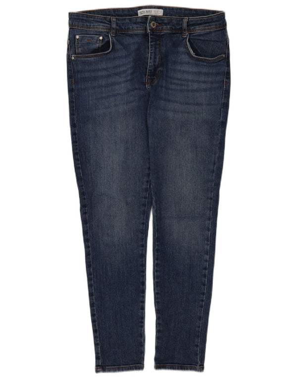 Zara Womens Slim Jeans EU 42 Large W32 L28 Blue