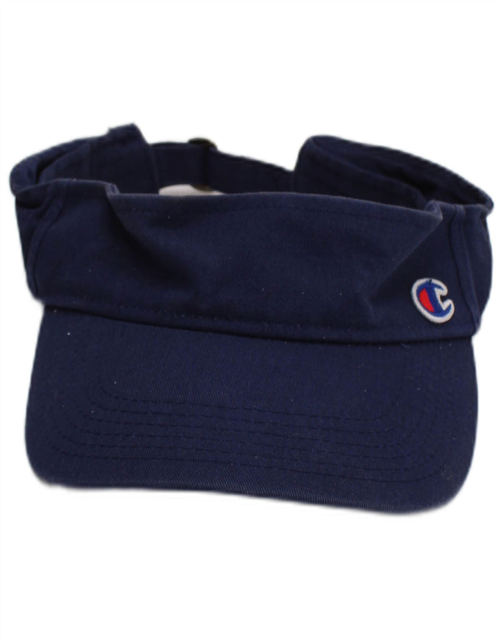 Champion Womens Visor Cap One Size Navy Blue Cotton