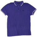 Cavalli Mens Polo Shirt 2XL Blue Cotton