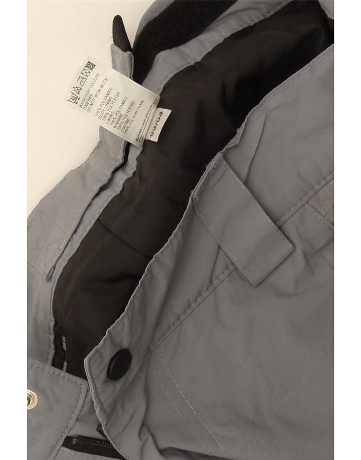 Marks & Spencer Mens Straight Casual Trousers Small Grey Polyester