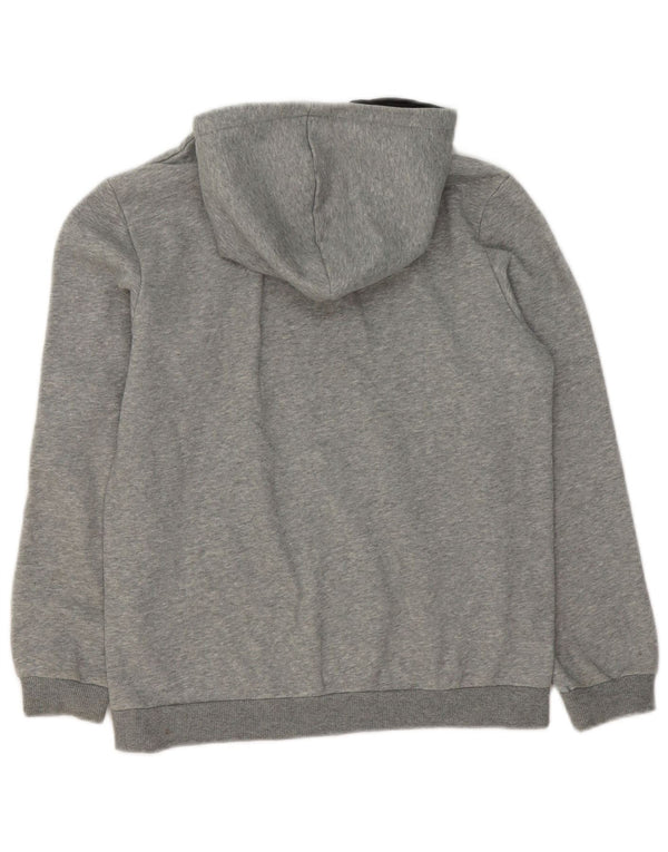 Puma Boys Graphic Hoodie Jumper 13-14 Years  Grey Cotton