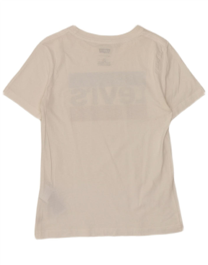 Levi's Boys Graphic T-Shirt Top 11-12 Years White Cotton