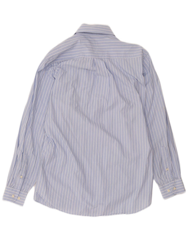 Coveri Mens Shirt Large Blue Striped