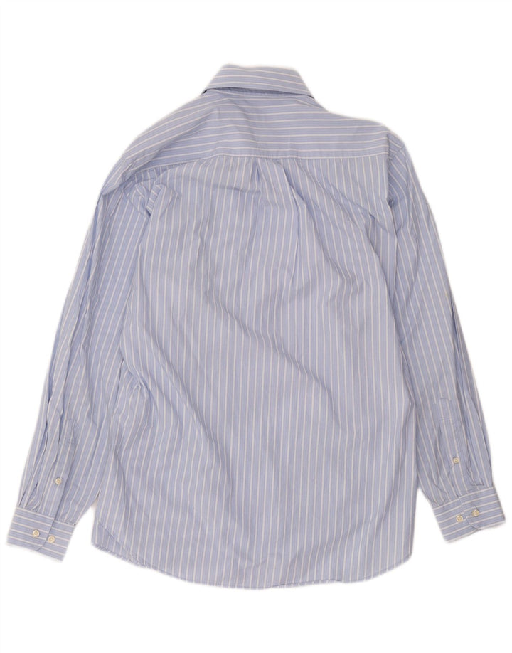 Coveri Mens Shirt Large Blue Striped