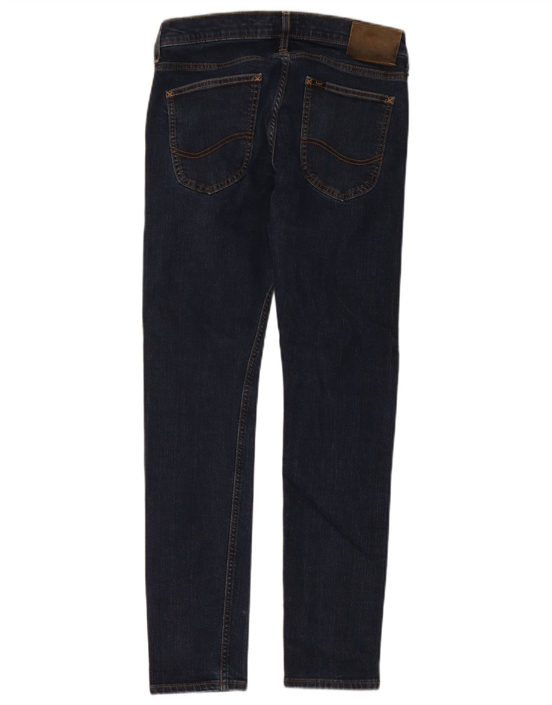 Lee Womens Luke Slim Jeans W29 L30 Navy Blue Cotton
