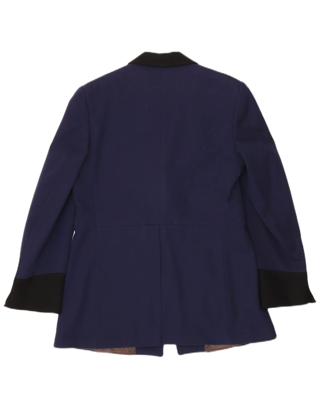 Vintage Mens Blazer Jacket UK 38 Medium Navy Blue Colourblock