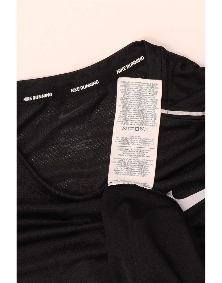 Nike Mens Dri Fit T-Shirt Top XL Black Polyester