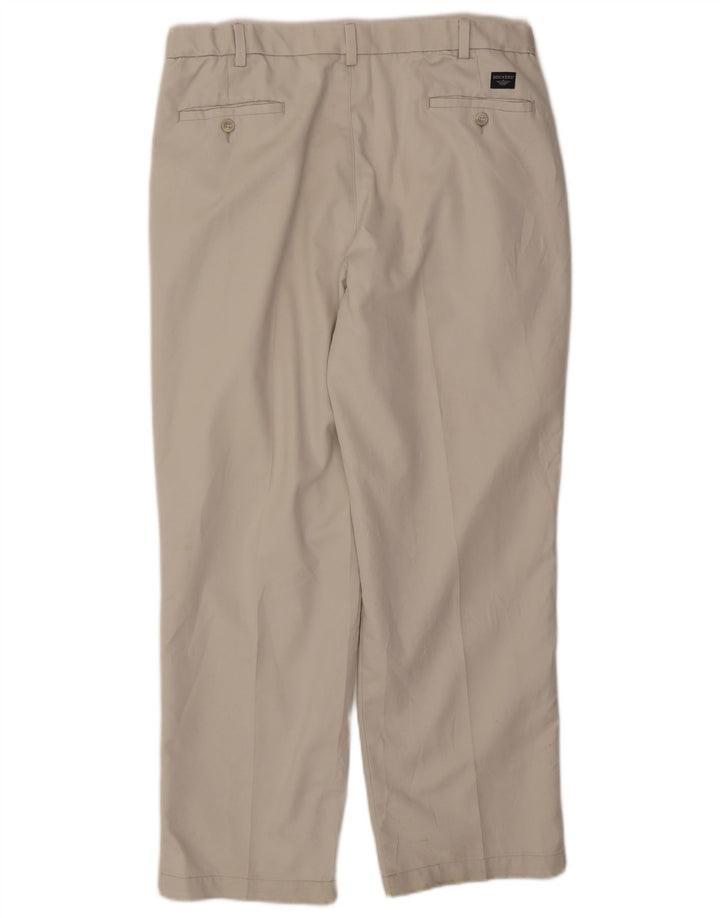 Dockers Mens Pegged Chino Trousers W34 L29 Beige