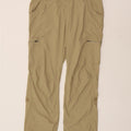 L.L.Bean Womens Straight Cargo Trousers W34 L30 Khaki Nylon