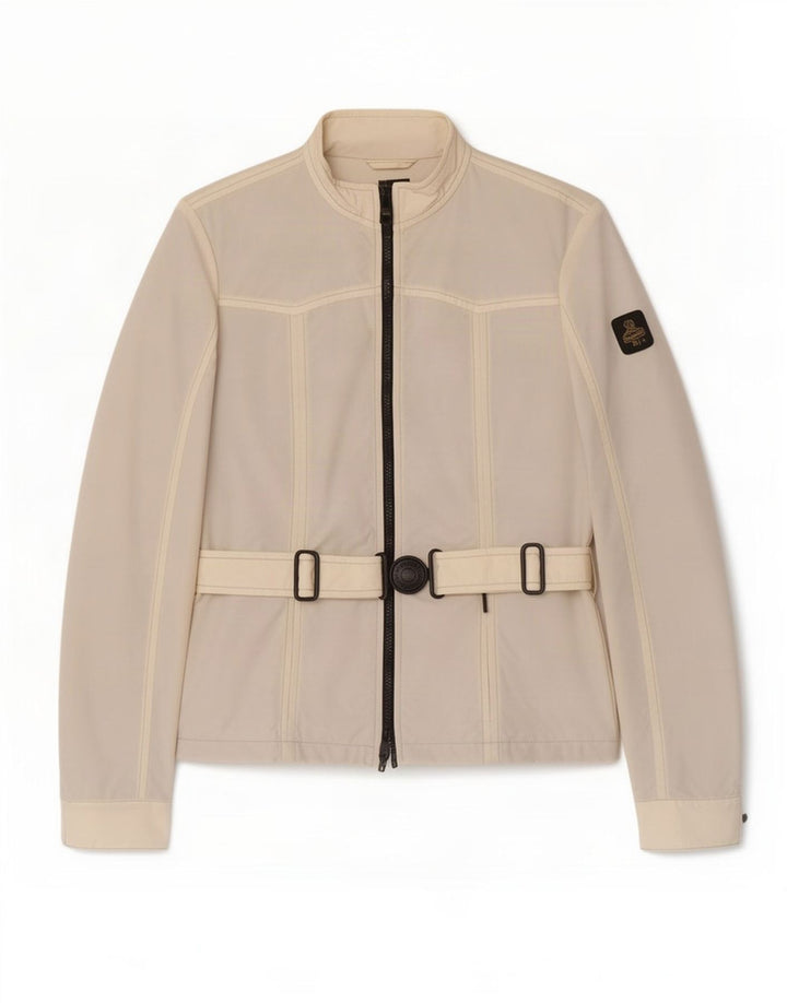 Refrigiwear Womens Rain Jacket UK 10 Small Off White Nylon