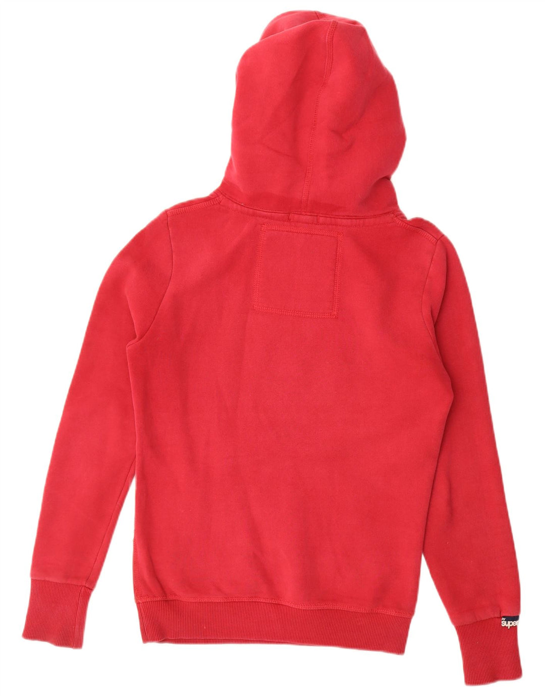 Superdry Mens Graphic Hoodie Jumper Small Red Cotton