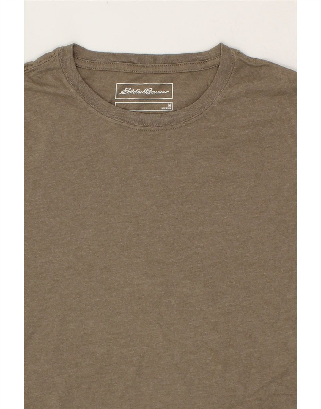 EDDIE BAUER Mens T-Shirt Top Medium Grey Cotton Vintage Eddie Bauer and Second-Hand Eddie Bauer from Messina Hembry 