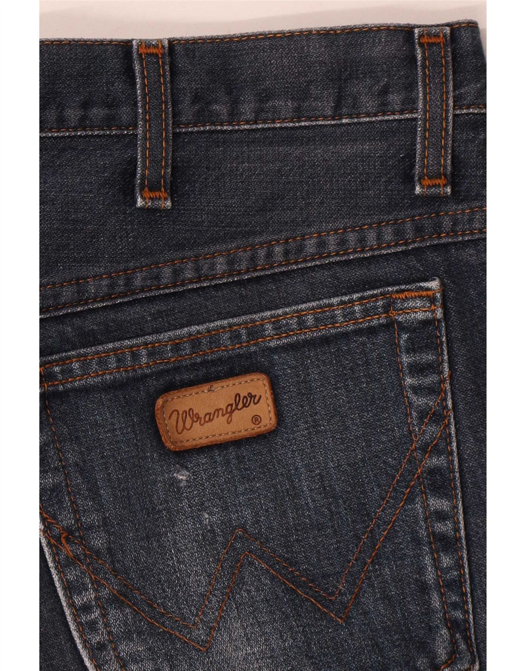 Wrangler Mens Denim Shorts W36 Large Blue