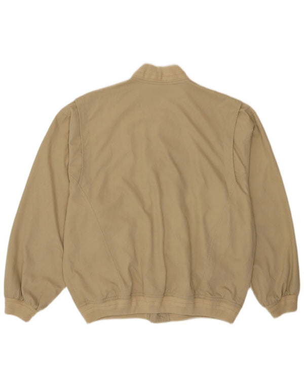 Papermoon Mens Bomber Jacket UK 38 Medium Beige