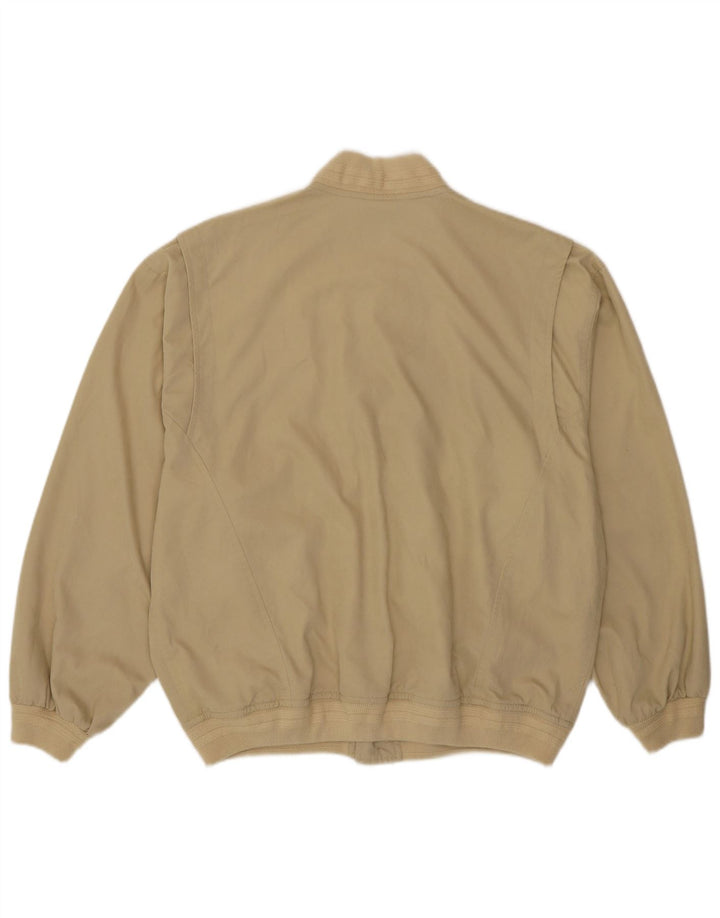 Papermoon Mens Bomber Jacket UK 38 Medium Beige