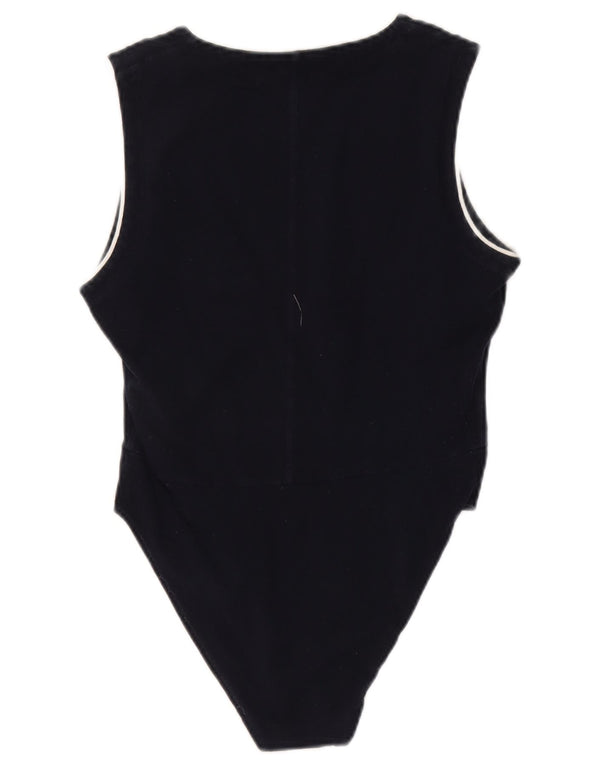 Marella Womens Bodysuit UK 8 Small Navy Blue
