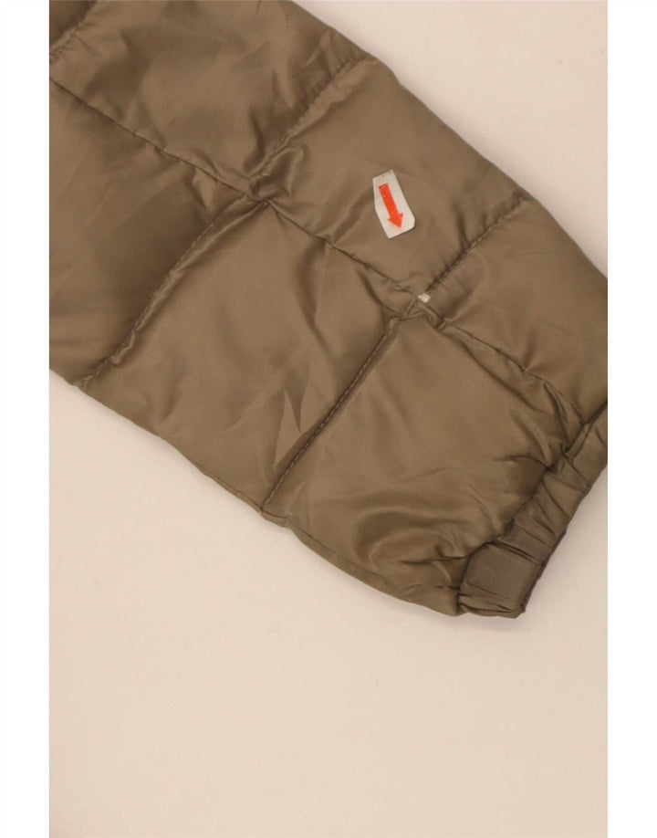 Champion Girls Hooded Padded Coat 11-12 Years Khaki Polyester