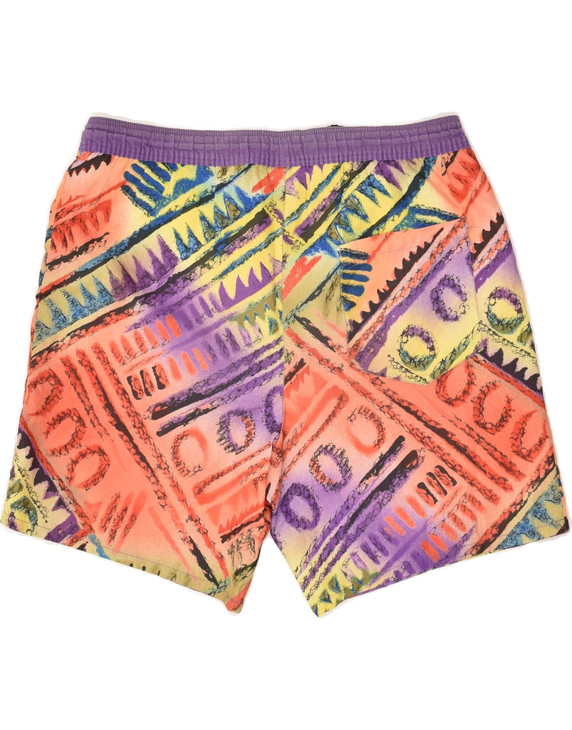 SANTO STEFANO Mens Swimming Shorts IT 48 Medium Multicoloured Polyester | Vintage Santo Stefano | Thrift | Second-Hand Santo Stefano | Used Clothing | Messina Hembry 