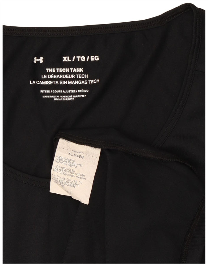 Under Armour Mens Vest Top XL Black Polyester