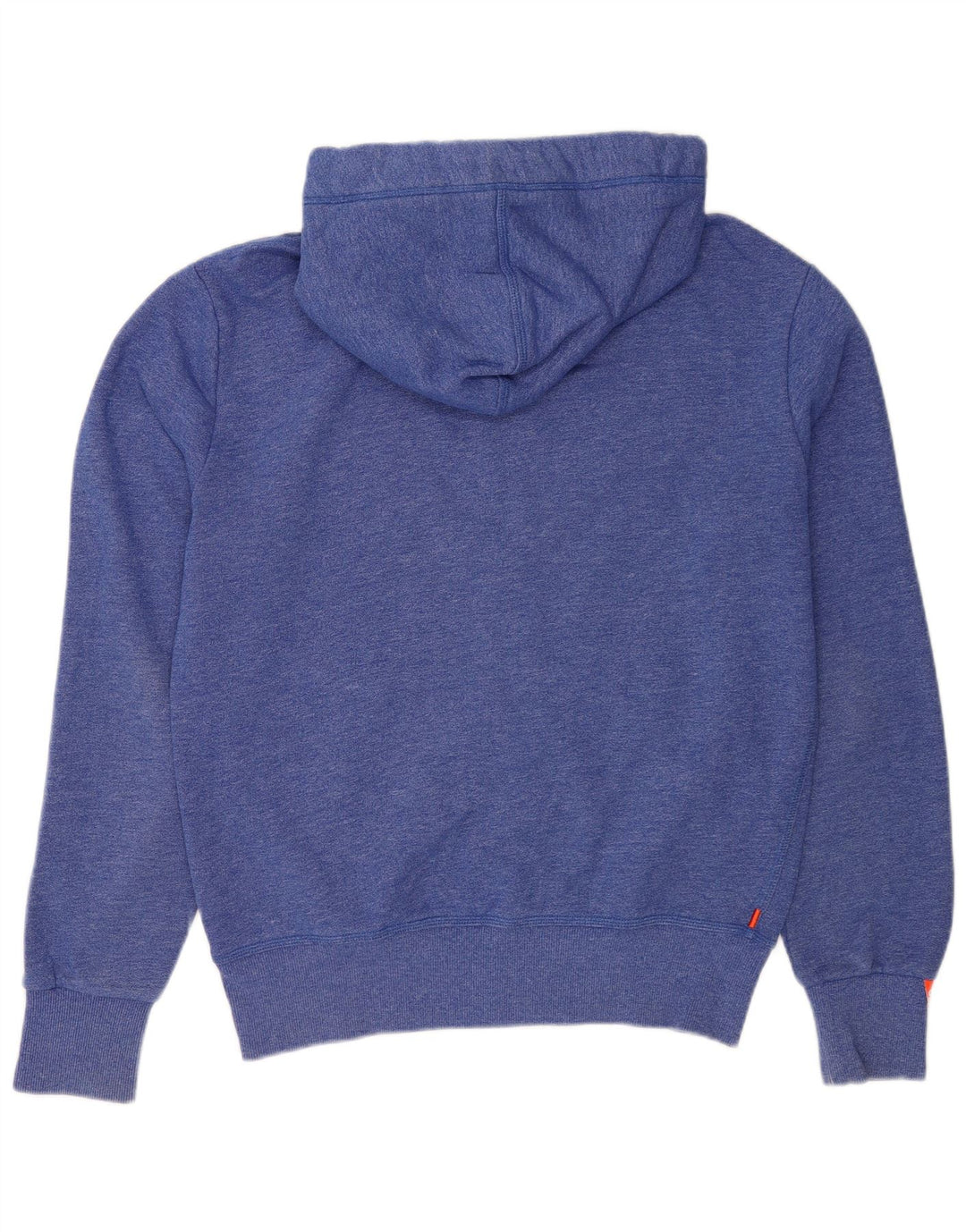 Superdry Mens Zip Hoodie Sweater Medium Blue Cotton