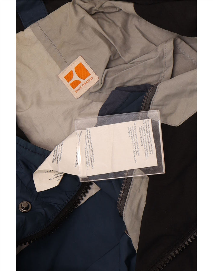 Hugo Boss Mens Utility Jacket EU 54 2XL Blue Polyamide