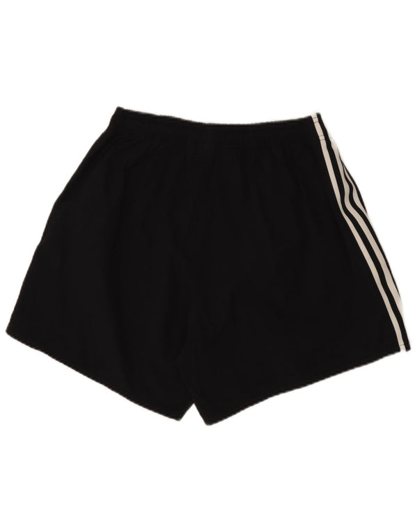 ADIDAS Womens Sport Shorts UK 14 Medium Black Nylon