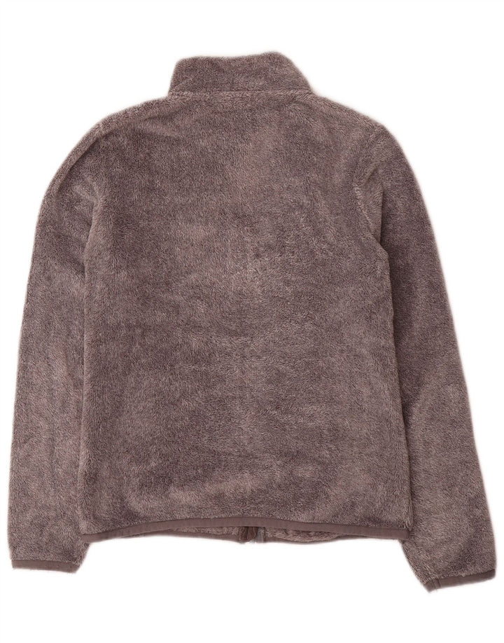 Weird Fish Womens Fleece Jacket UK 10 Small Grey Polyester