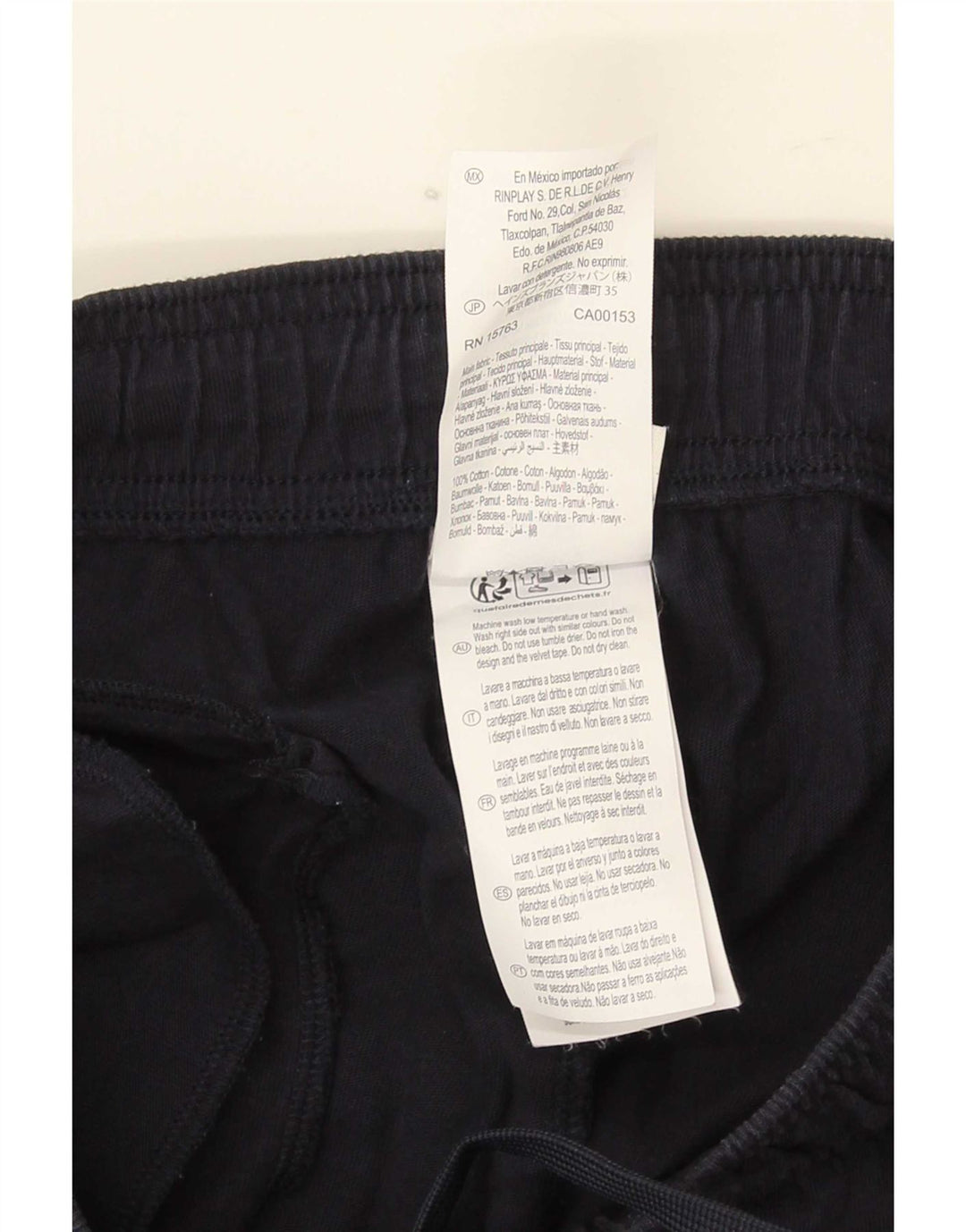 Champion Mens Tracksuit Trousers Medium Navy Blue Cotton