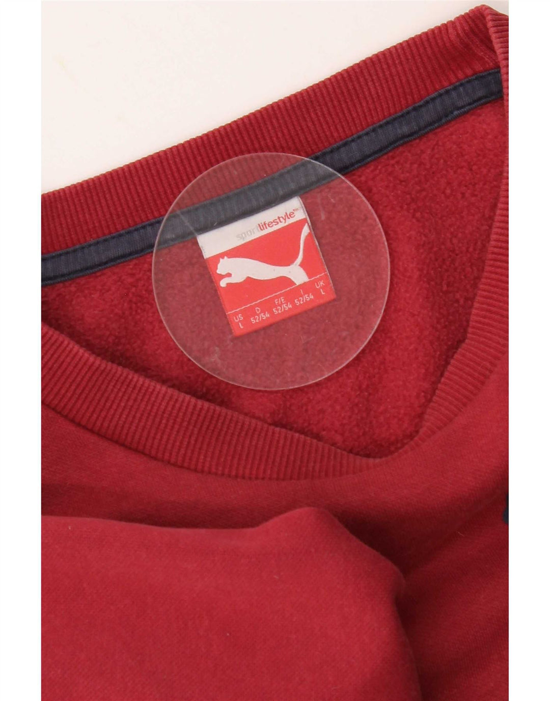 Puma Mens Graphic Sweatshirt Jumper Large Red