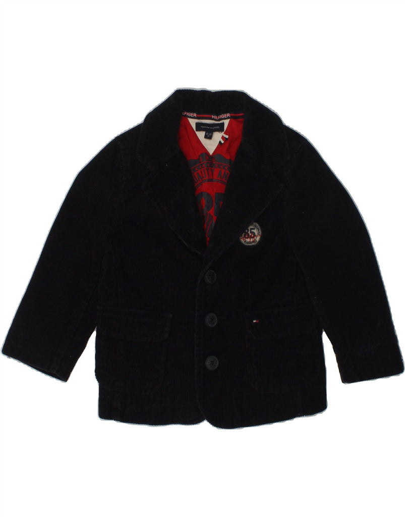 TOMMY HILFIGER Baby Boys 3 Button Blazer Jacket 18-24 Months Navy Blue | Vintage Tommy Hilfiger | Thrift | Second-Hand Tommy Hilfiger | Used Clothing | Messina Hembry 