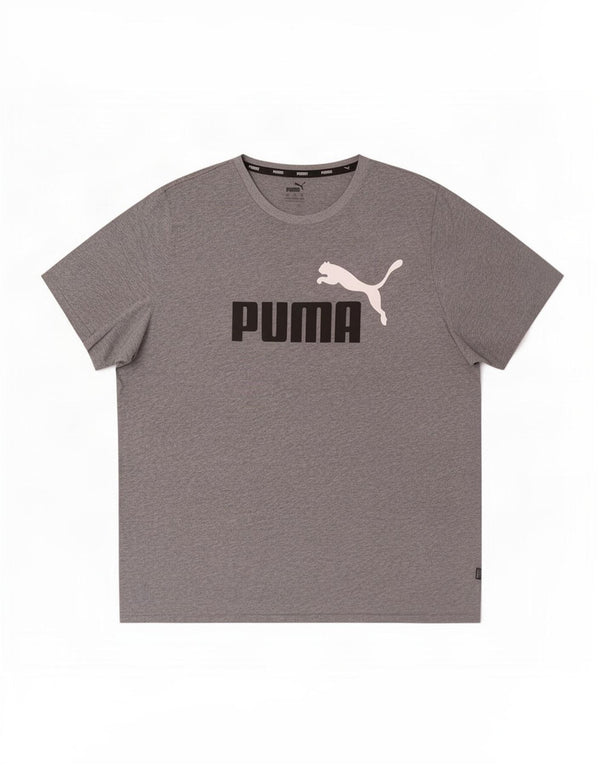 Puma Mens Graphic T-Shirt Top 2XL Grey Cotton