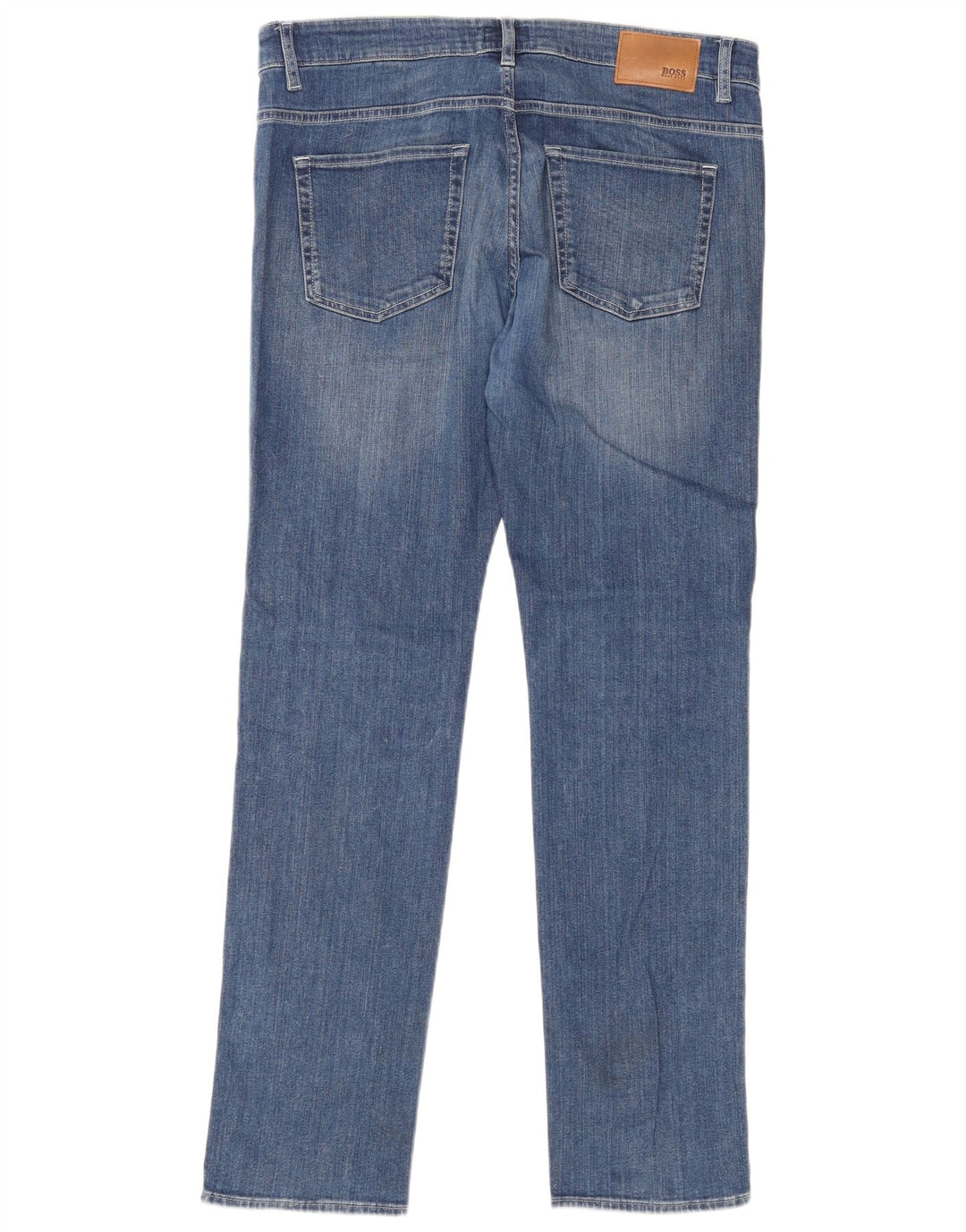 Hugo Boss Mens Slim Jeans W34 L32 Blue Cotton