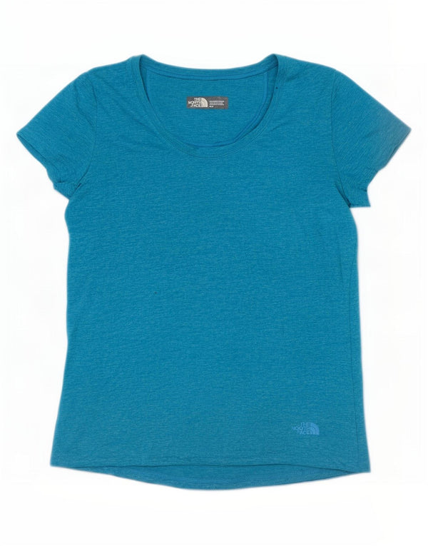 The North Face Womens T-Shirt Top UK 12 Medium Blue Flecked Polyester