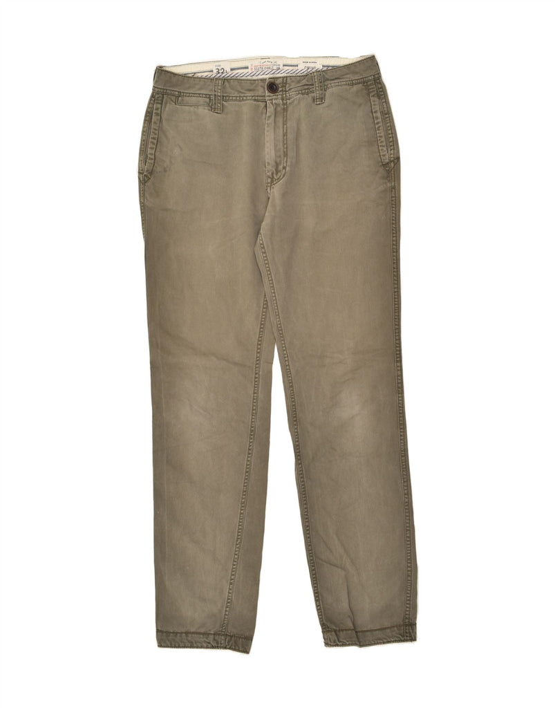 FAT FACE Mens Slim Chino Trousers W32 L32  Khaki Cotton | Vintage Fat Face | Thrift | Second-Hand Fat Face | Used Clothing | Messina Hembry 