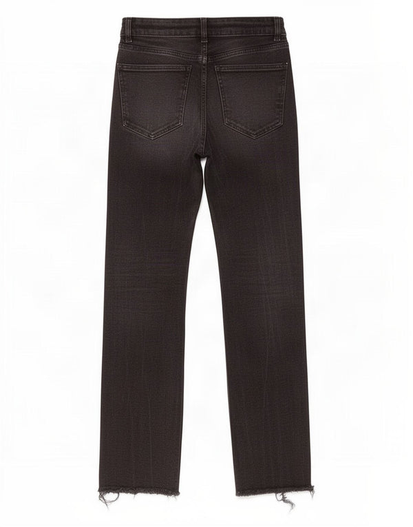 Zara Womens Straight Jeans EU 34 2XS W24 L25 Black