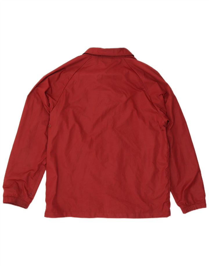 NIKE Mens Rain Jacket UK 40 Large Burgundy Polyester