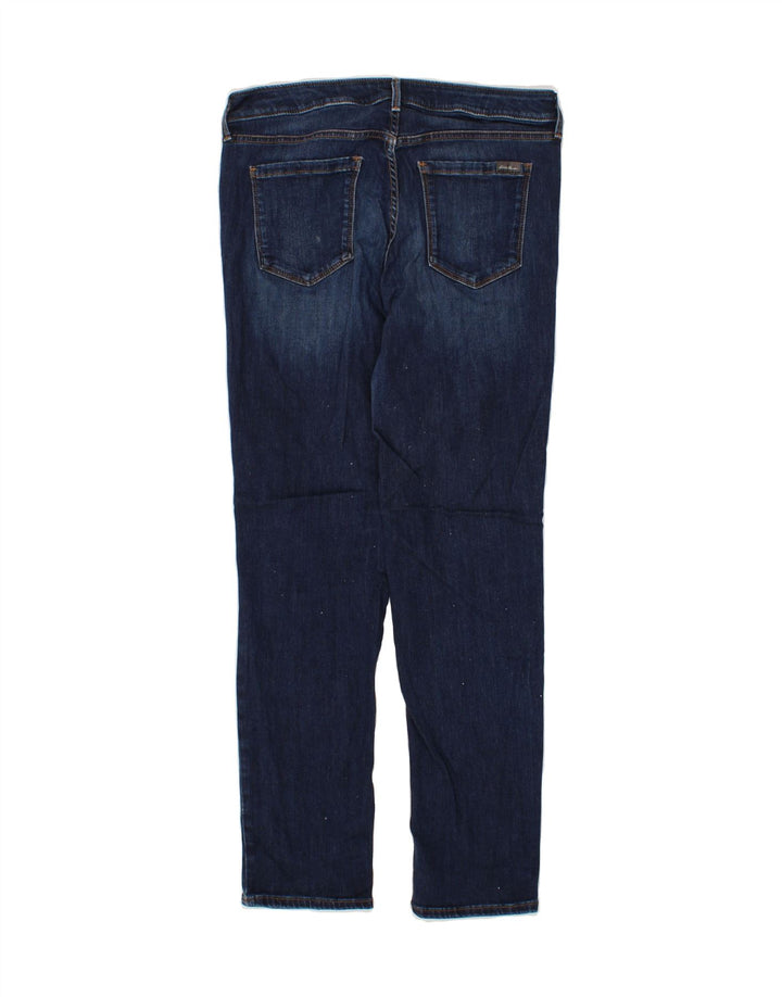 EDDIE BAUER Womens Slight Curve Slim Jeans US 10 Large W30 L32 Navy Blue Vintage Eddie Bauer and Second-Hand Eddie Bauer from Messina Hembry 