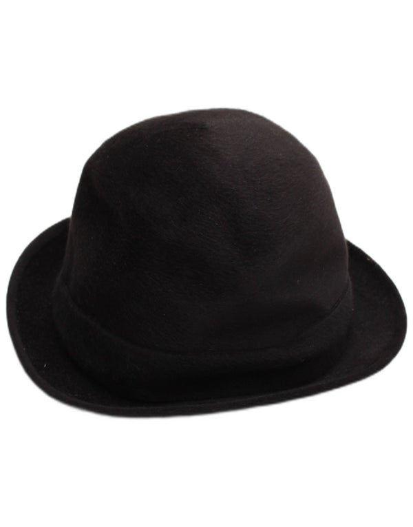 Borsalino Mens Bowler Hat Medium Black Classic