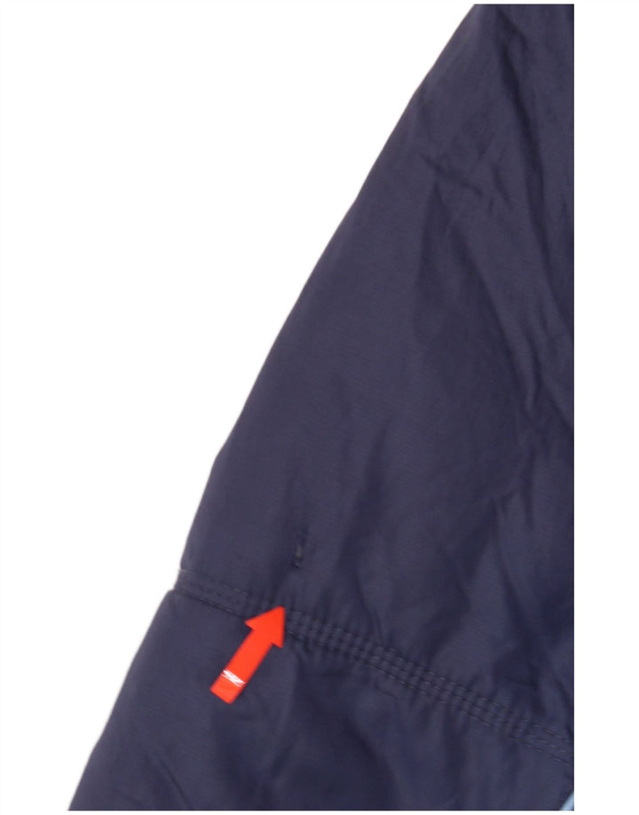 Nike Boys Graphic Hooded Padded Jacket 12-13 Years Large Navy Blue