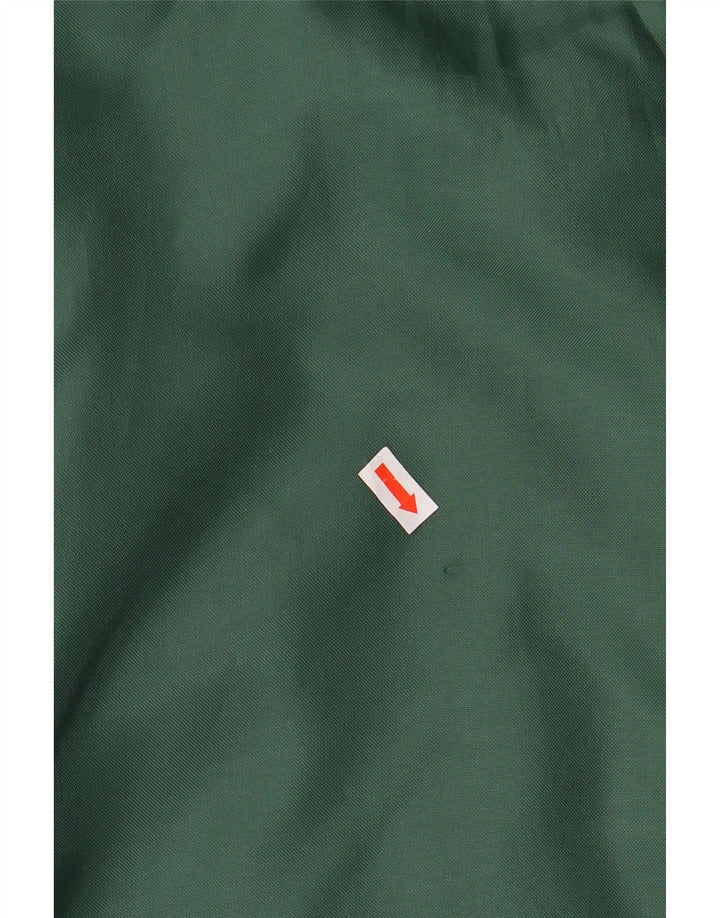 Spalding Mens Loose Fit Hooded Rain Jacket UK 38 Medium Green Polyamide