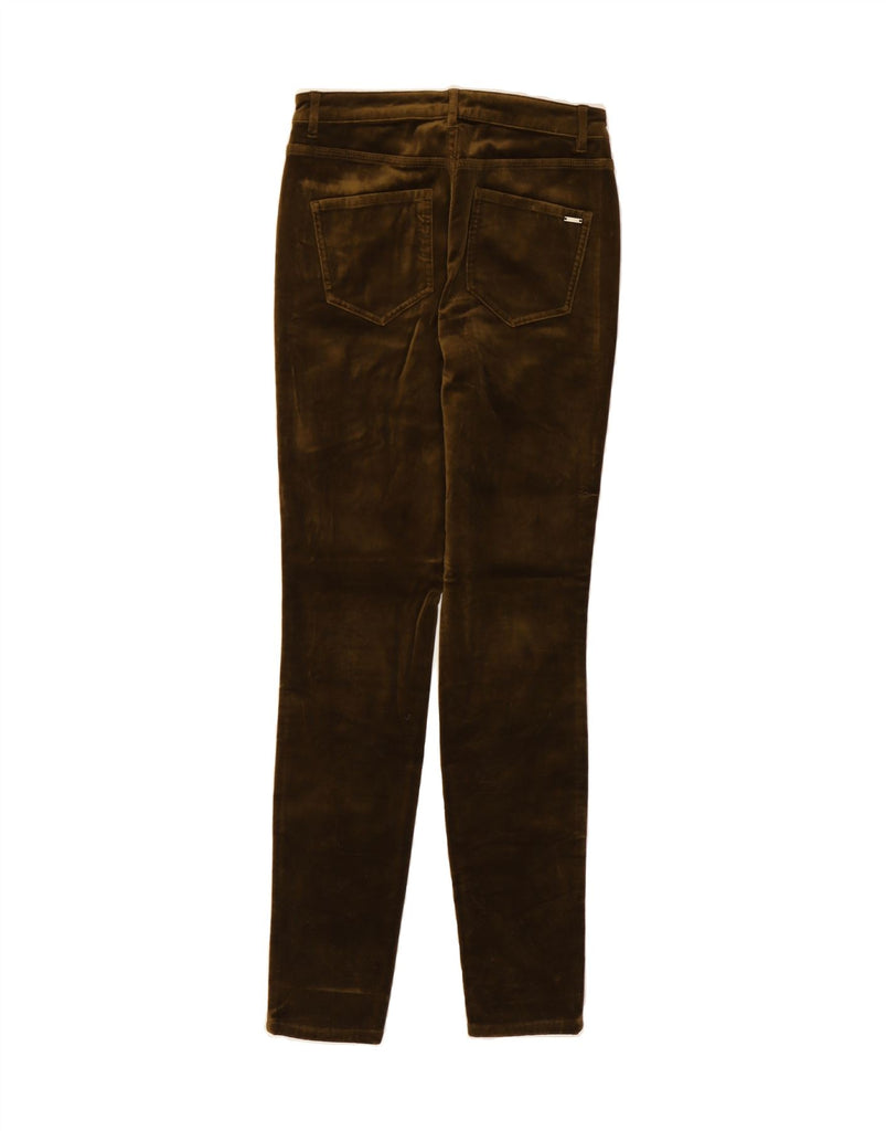 MASSIMO DUTTI Womens Skinny Casual Trousers EU 38 Small W28 L30 Brown Vintage Massimo Dutti and Second-Hand Massimo Dutti from Messina Hembry 